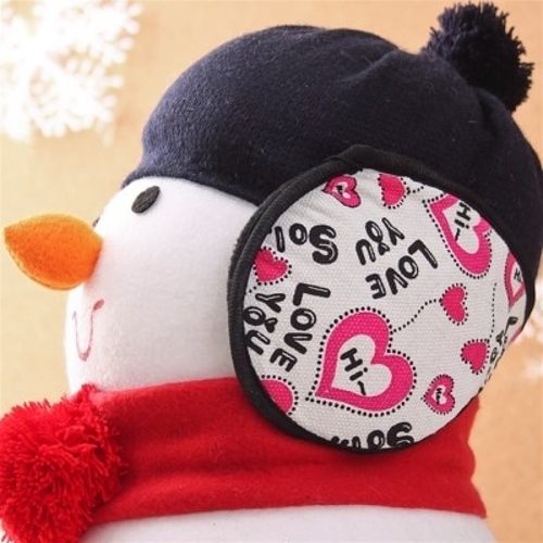 하트 팬시 패턴 귀마개