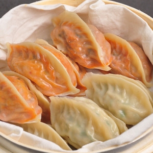 새싹원식품  허만두 고기잎새만두 1.4kg x 1개 + 김치잎새만두 1.4kg x 1개