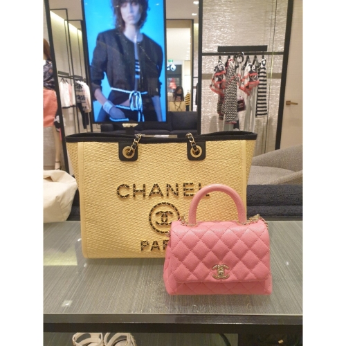 샤넬 코코핸들 캐비어 플랩백 미니_AS2215