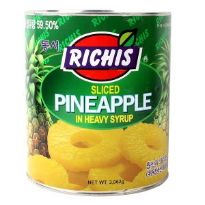 동서식품 리치스 파인애플 슬라이스 3kg