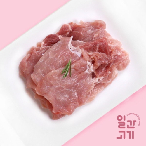 일간고기  무항생제 한돈 전지(앞다리살) 불고기용 500g