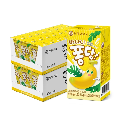 연세우유 바나나퐁당 190ml