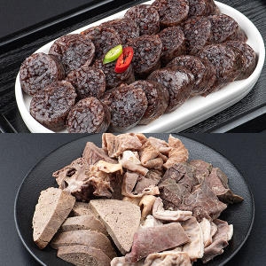 자연맛남  전라도 재래식 찰순대 1kg x1개+ 내장모둠1kg x1개