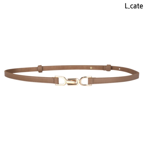 엘케이트 여성 벨트 LDU087 골드 버클 얇은 데일리 허리띠