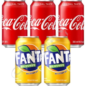 코카콜라음료 코카콜라 355ml 12개 + 환타 파인애플 355ml 12개