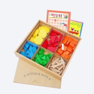 가베가족 원목 패턴블록