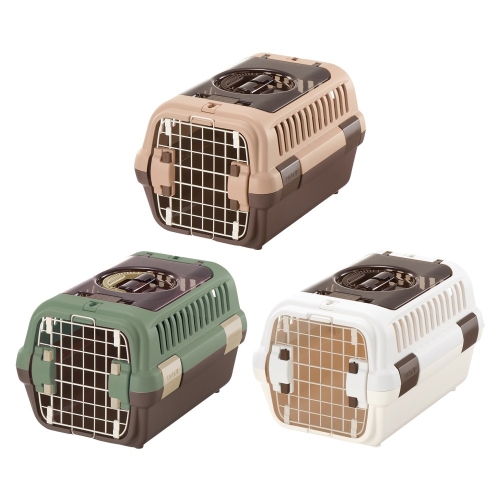 리첼 캠핑캐리 더블도어 다크브라운 M