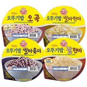 오뚜기  잡곡밥 발아현미3+찰현미3+흑미3+오곡3 총12개