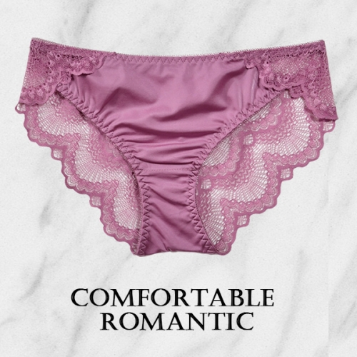 클레오  PT3088 화사한 레이스 햄라인 여성 삼각팬티