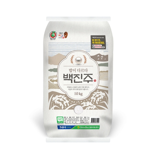 농협양곡 2024 안동 백진주쌀 상등급 10kg