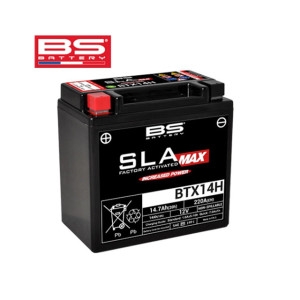 BS  BATTERY 버그만 뷰엘 익사이팅 BTX14H 12V 14A