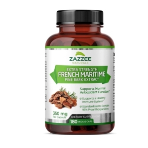 Zazzee 피크노제놀 180캡슐