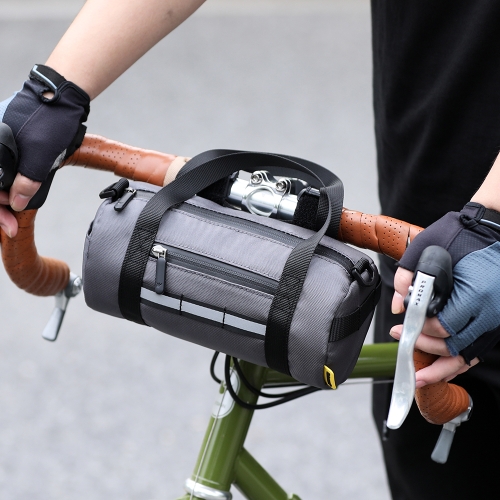 라이노워크  자전거 핸들가방 MTB 로드 핸들바 가방 RK9101GY