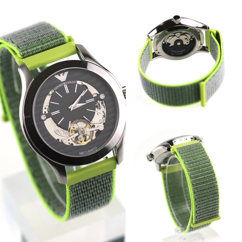 아르마니 시계줄 기어S3프론티어 호환 그린 루프밴드LP10GN22