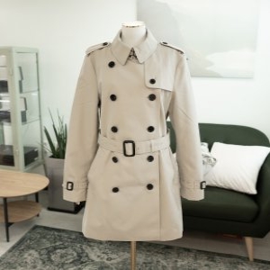 버버리 여자 트렌치 코트 80209691 하본 스톤 영국