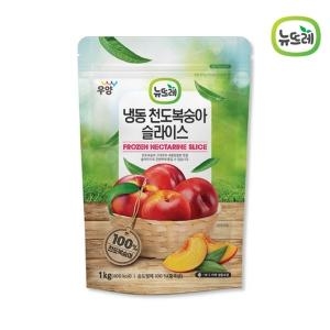 뉴뜨레  천도복숭아 슬라이스 냉동 1kg 1개