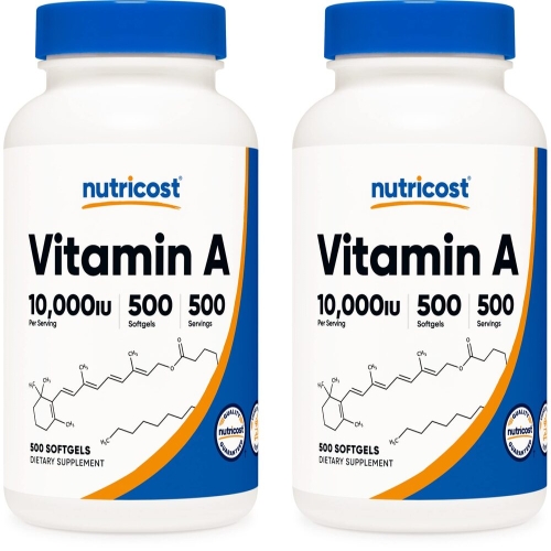 뉴트리코스트 비타민A 10,000IU 500캡슐