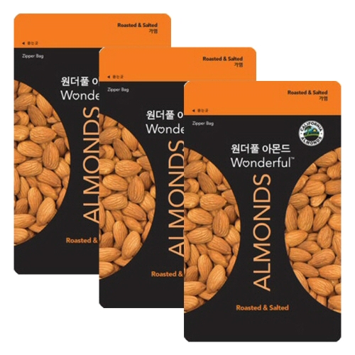 더채움  원더풀 아몬드 무염 400g