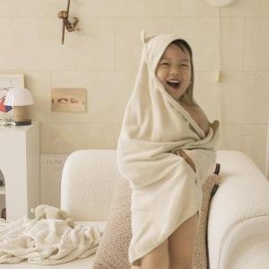 라비베베 밤부 아기 목욕타월 유아 신생아 수건 비치타올