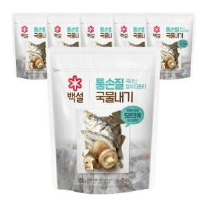 백설 통손질 국물내기 국내산 멸치디포리 60g(6gx10입)