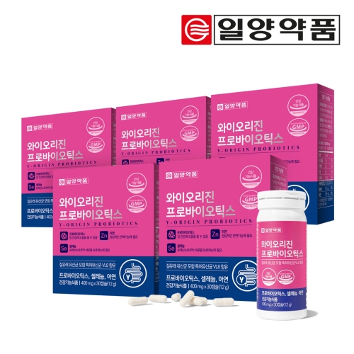 일양약품 와이오리진 프로바이오틱스 질유래유산균 30캡슐 30정 5개