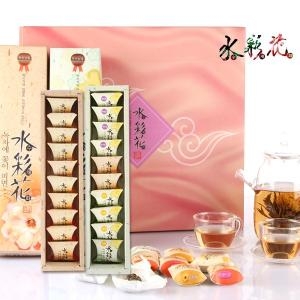 서원무역  수채화 꽃피는차 선물세트 1호