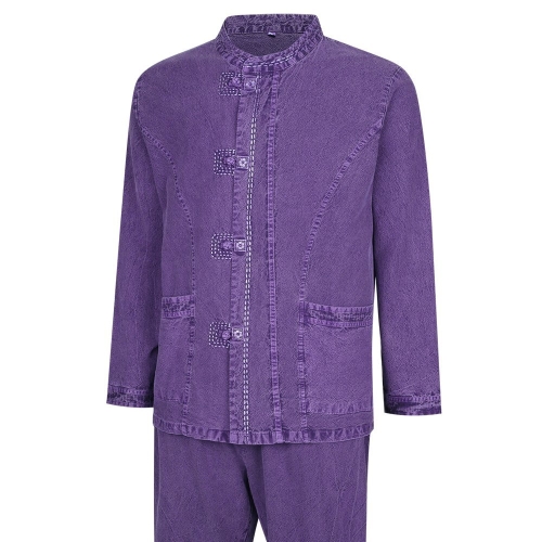 예단촌 남성 천연 생활한복 상하의 세트_SS HBA Q009 네이비