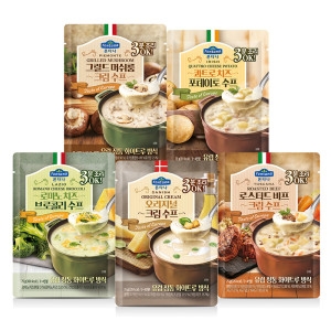 샘표식품 폰타나 즉석수프 75g 5종 4+4개 골라담기+크루통 1개 증정 분말 포테이토 크림수프