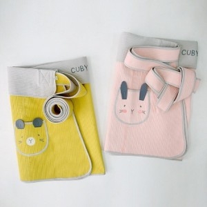 큐비인터내셔날 큐비앤맘 큐티쥬 어깨끈 7부 포대기