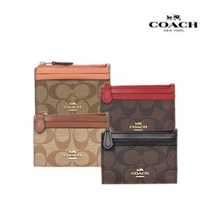 코치 뉴 미니 스키니 카드지갑_F88208 BROWN