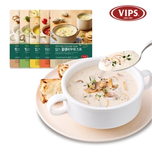 태원식품  빕스 스프 5종세트(양송이+브로콜리+굴라쉬+콘크림+클램차우더)