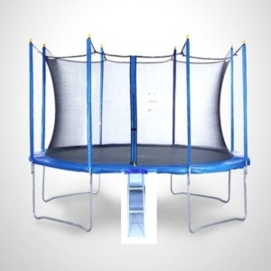 헬마  야외 대형트램펄린14피트 사다리포함 국내