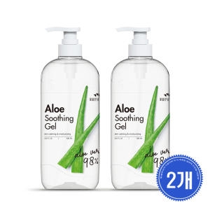 꽃을든남자 수분이 꽉 차 더 촉촉한 캘리포니아 알로에 수딩젤 2개