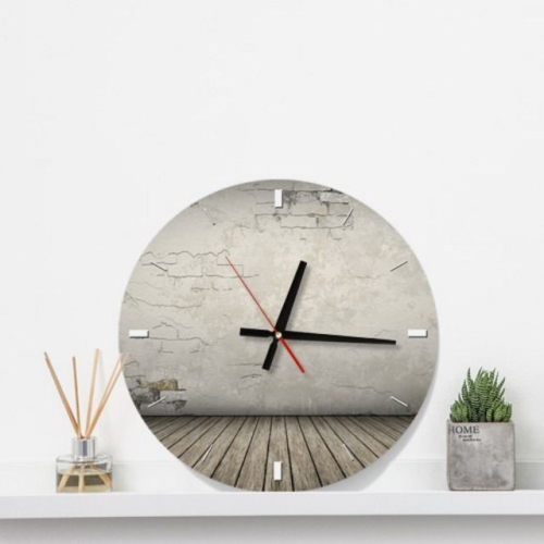 꾸밈  cg471-오래된벽지_인테리어벽시계