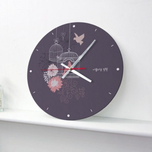 꾸밈  cg495-아름다운정원_인테리어벽시계