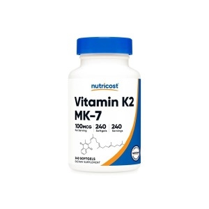 뉴트리코스트 Nutricost Vitamin K2 MK-7 100 MCG 소프트젤 240정
