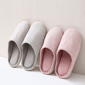 모던 씬스트라이프 실내화 면 실내 슬리퍼 층간소음 S NUR6140E7