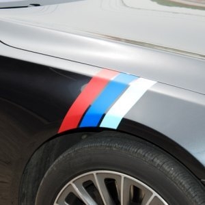 아트엑스  BMW M 삼색라인 휀다 데칼스티커