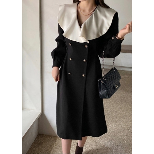 난닝구 빅 사이즈 후드 집업 121201 Sugar girl ~ original design 일본 대학 중간 길이 네이비 칼라 다..