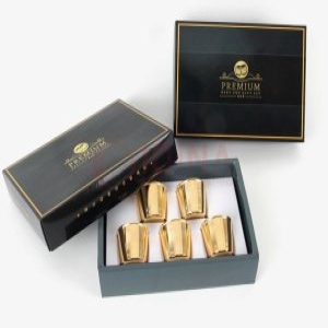 이디나 부자 술잔 24K 금도금 골드 커스텀 고급 소주잔 5P 선물세트 주문제작 각인