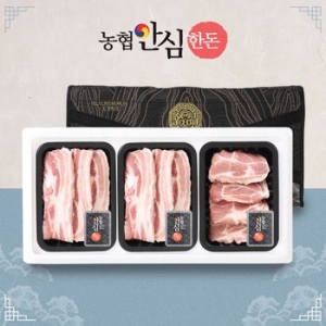 농협안심한돈  무항생제 플랜P 선물세트 9호 1.2kg