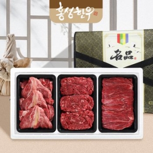 천수푸드 농협안심한우 1등급 다온 구이혼합선물세트5호 1.2kg