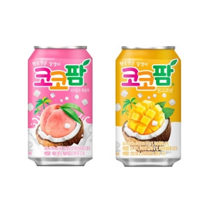 해태음료 코코팜 망고코넛 340ml + 피치핑크 340ml