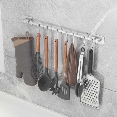 THE살림  NEW 올 스테인리스 부착식 조리도구 걸이 2size 8p