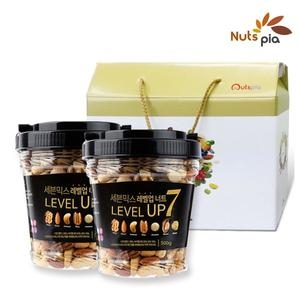 넛츠피아  세븐믹스 레벨업너트 선물세트 500g