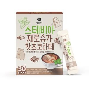 한국맥널티  스테비아 제로슈가 핫초코라떼 15g 30개입