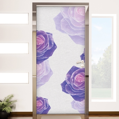 꾸밈  tc012싱그럽게핀꽃들현관문시트지_P053832884