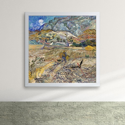 꾸밈 px046-명화72_빈센트반고.흐의셍레미의풍경액자벽시계