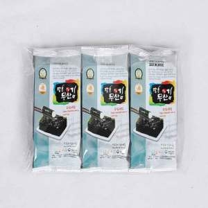 장흥무산김  3단 도시락김 9절 10매입 3봉 해바리기유