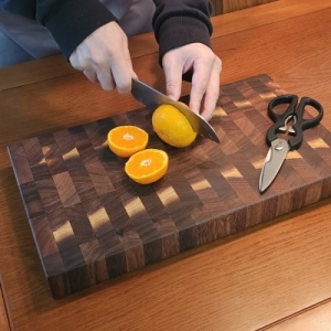 소울  엔드그레인 도마 대 42x25x4cm 레인트리 원목